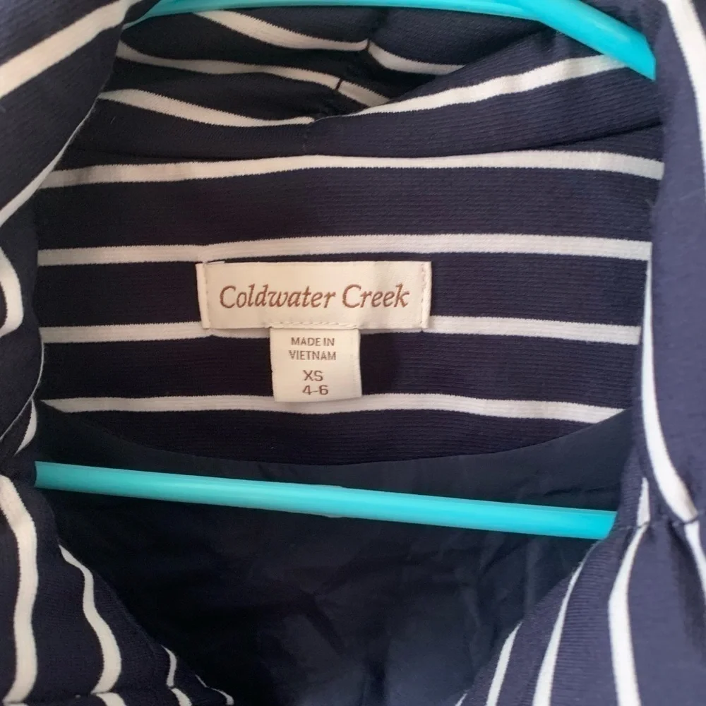 Coldwater Creek Striped Vest